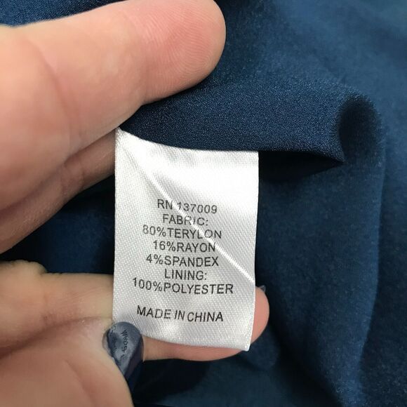 Annie Griffin Dress Womens 4 Teal Green Sheath Sleeveless Halter Jeweled Collar - Picture 6 of 12